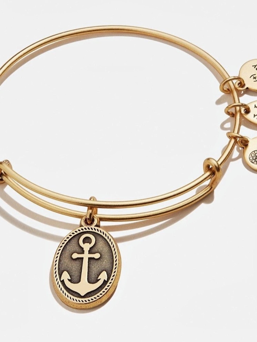 Alex and Ani Anchor IV EWB, Rafaelian Gold Anchor Charm Bracelet Gold